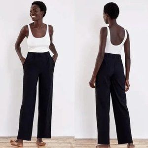 Aday Slow it Down Pant Black Pull On High Waist Trousers Travel Size Medium